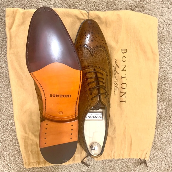 New Bontoni Libertoni Pebbled Leather - Picture 2 of 2